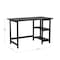 Martha Stewart 23.5 in. D X 47.5 in. W X Pine Wood, Rubberwood (Parawood), Black Wood Grain BLN-FY-HY-1071-BK-MS - alternate 4